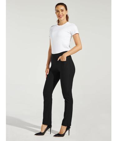 Willit Women's Stretch Golf Pants - Quick Dry, Tummy Control, Black, Large - Buy Online on GoSupps.com