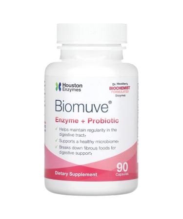 Houston Enzymes Biomuve Enzyme + Probiotic 90 Capsules