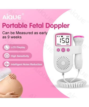 Doppler Fetal Heart Rate Monitor | Home Baby Heartbeat Monitor for Pregnancy - Buy Online on GoSupps.com