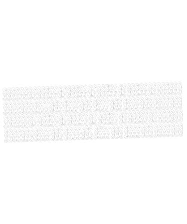 Gatuida adhesive hooks to hang up 450 pcs Question headband strap question tape buckle mask clip mask clip hook earrings adjustable mask buckle tab extension belt white