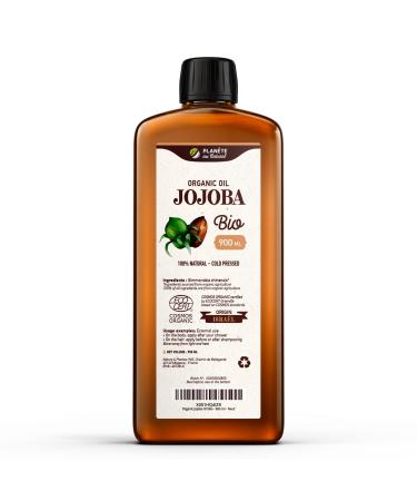 Organic Jojoba Oil 900ml - pure & natural - cold pressed 900 ml (1 pack)