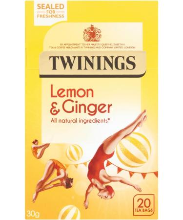 4 Pack Twinings 20s Bundle: Peppermint Camomile Lemon & Ginger and Strawberry & Raspberry - Buy Online on GoSupps.com