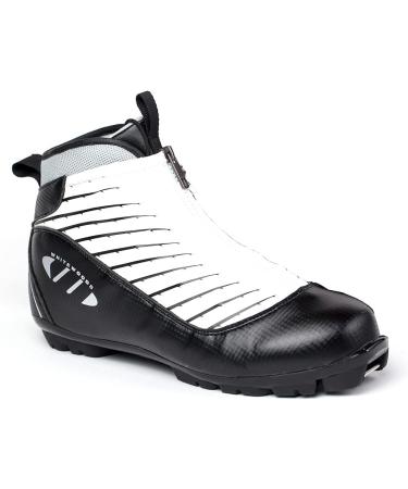 Whitewoods 424-NNN XC Cross Country Ski Boots Alpine 48 Black/White - Unisex-Adult Touring Adventure Boots - Buy Online on GoSupps.com