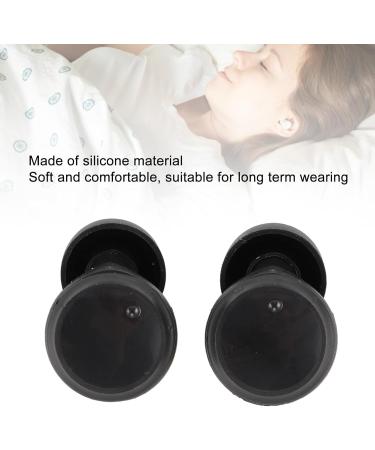 Noise Reducing Silicone Earplugs | Reusable Noise Cancelling Ear Plugs for Sleep Concerts Work & Study (Black) - International Shipping Available - Buy Online on GoSupps.com