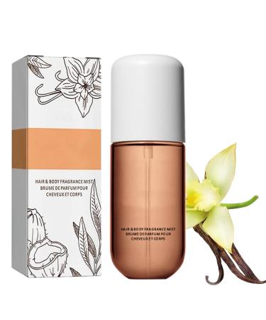 Vanilla Coconut Perfume Long-Lasting Vanilla Skin Essential Oil Vanilla Body and Hair Fragrance Spray Vanilla Skin Long-Lasting Body Spray