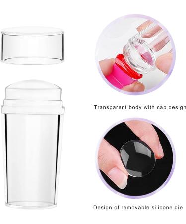 MaikcQ Nail Stamper Kit - 2 Clear Silicone Jelly Stampers with Scraper for DIY Nail Decor - Buy Online on GoSupps.com
