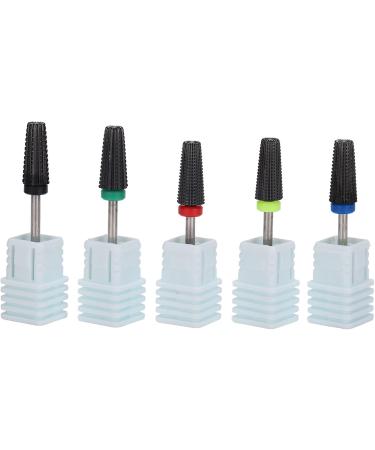 Nail Grinding Head Nail Drill Bit Set Professional Compact Portable for Home for Nail Salon(black) - Buy Online on GoSupps.com