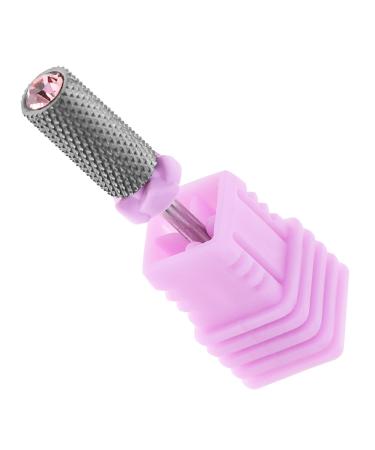 minkissy nail drill bits nail bit carbide drill bits for nails safety bits for nail drill acrylic drill bits cuticle drill bits hard Nail flakes set grinding head Tungsten steel 0.6x0.6x4.2cm As Shown1