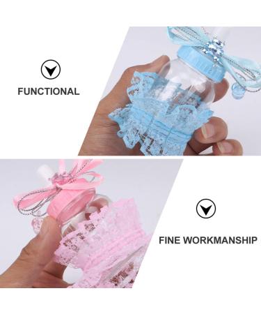 Toddmomy 24 Pcs Bottle Candy Box Milk Bottle Candy Boxes Bear Lace Decoration Clear Bags for Gifts Wedding Ceremony Decorations Candy Storage Boxes Transparent Candy Holder Decorate 9*4*3cm - Buy Online on GoSupps.com