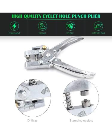 Keadic 300 Sets 1/5 inch Eyelets Grommets Kit with Plier - Ideal for Leather, Fabric, Clothing, Shoes, Crafts - 11 Colors + 100 Extra Gold Eyelets - Buy Online on GoSupps.com