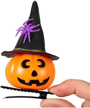 Healeved 1 Set of Halloween Hair Clip DIY Kit Halloween Barrettes Witch Hat Spider Pumpkin Hairpin Making Material Kit for Halloween - Buy Online on GoSupps.com