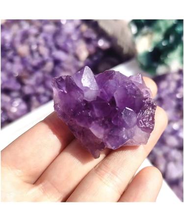 30-40mm Hot Natural Amethyst Clusters Amethyst Flower Stones and Crystals Gifts 1 pc Stone Mineral Specimen - Buy Online on GoSupps.com