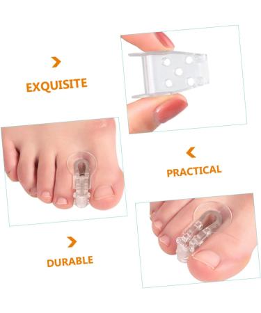 DOITOOL 32pcs Little Bunion Correction Pinky Separators Stretcher Supplies - Relief and Correctors Salon Kit - Transparent Reusable Spacers for Pressure Relief - Buy Online on GoSupps.com