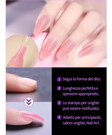 Zifuton 288-Piece Nail Shape Dual Forms Set | 12 Styles for Gel Nail Extension & DIY Manicure | Perfect for Salons & Nail Art - Buy Online on GoSupps.com