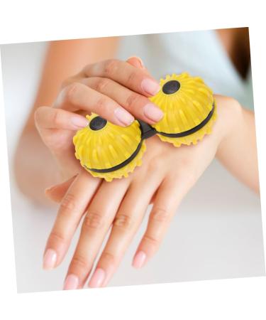 Buy Gatuida 1stk Pressure Relief Toy - Decompression Ball Massage Ball Yellow 7.36x3.56cm | International Shipping Available - Buy Online on GoSupps.com