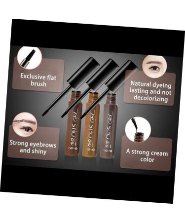 DOITOOL Valid Eyebrow Gel Eyebrow Tint Eye Brow Gel Eyebrow Makeup Pen Eyebrows Eyebrow Powder Quick Eyebrow 1 count (Pack of 1) Dark Grey - Buy Online on GoSupps.com