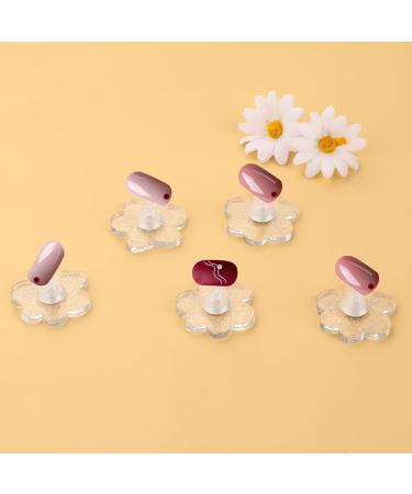 Prasacco Nail-Decoration-Kits WUQIQU Holder Acrylic Nail Display Stand with 3 Bases Magnetic for Nail Art - Buy Online on GoSupps.com