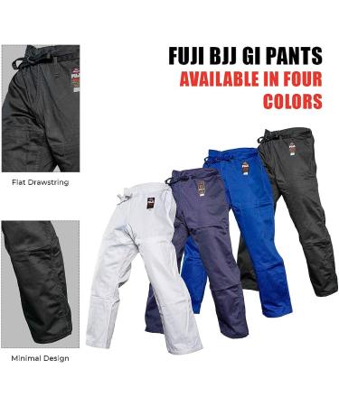 Fuji BJJ Gi Pants Black - A3 | Premium Jiu Jitsu Bottoms - Buy Online on GoSupps.com