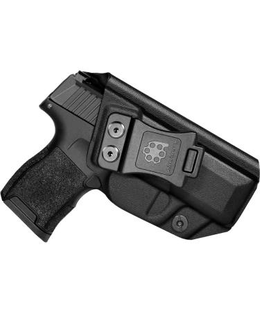 Sig Sauer Holster P365 and P365X Holster IWB KYDEX Fit: Sig Sauer P365 / P365 SAS / P365X Pistol | Inside Waistband | Adjustable Cant | Made in The USA by Amberide Black Right Hand Draw (IWB)