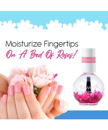 Rose Scented Cuticle Oil - 0.5 oz - Hydrating & Nourishing Formula - Buy Online on GoSupps.com