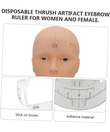 Didiseaon 1 Roll Disposable Ruler Stickers Reusable Eyebrow Ruler Brow Measurer Woman Tool Scale - Buy Online on GoSupps.com