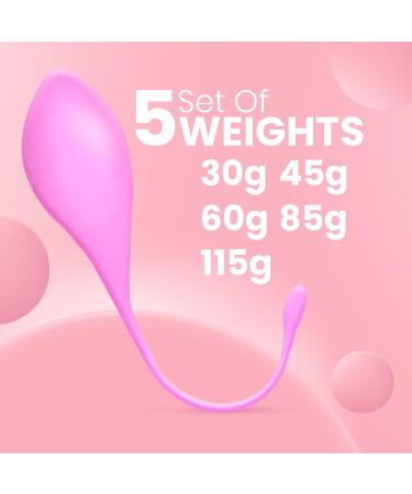 Buy DownUnder Kegel Balls | Premium Pelvic Floor Weights | Set of 5 for Women | Strengthen Bladder Control & Muscle Training – Beginners to Advanced | E-Book Included - Buy Online on GoSupps.com