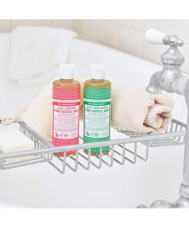 Dr. Bronner's Rose Pure-Castile Liquid Soap 8oz - Organic 18-in-1 Uses for Face, Body, Hair, Laundry, Pets & Dishes - Concentrated & Vegan - Non-GMO - 1 Pack - Buy Online on GoSupps.com