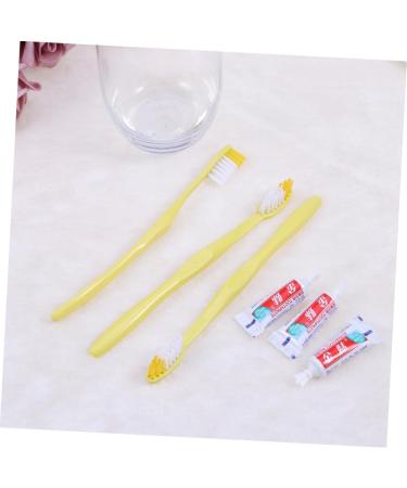 Minkissy 30-Piece Travel Toothbrush & Toothpaste Kit | Soft Bristles Oral Hygiene Set for Hotels & Travel - Buy Online on GoSupps.com