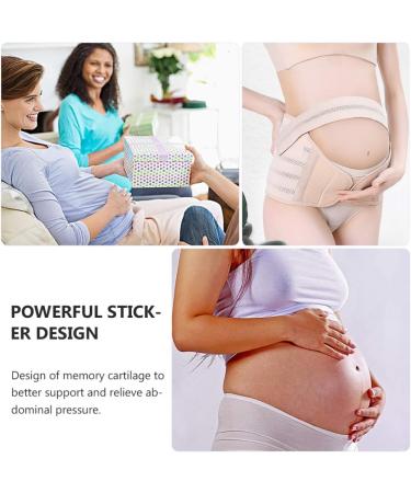Belly Support Belt Set for Pregnancy & Postpartum | Abdomen Protection Girdle & Band for Pregnant Women - Buy Online on GoSupps.com