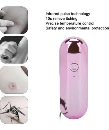 Electronic Anti Itch Stick USB Charging Heat Pulse Anti Itch Device Mosquitoes Insect Bite Relief Pen for Outdoor Camping Travel Insect Bites 200mah - Buy Online on GoSupps.com