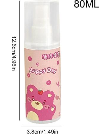 Cooling Spray - 80ml Summer Heat Instant Relief | Skin Friendly Refreshing Spray Face Body Portable and Lightweight Cooling Tool for Outdoor Activities for Students Training Hiking Picnics Bear - Buy Online on GoSupps.com