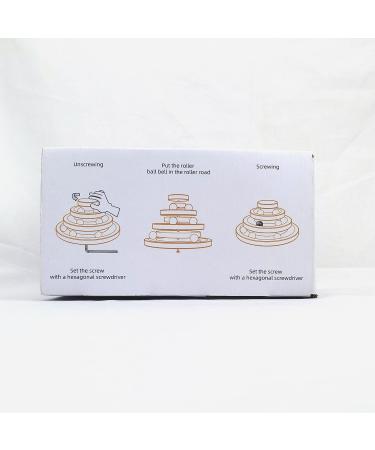 Shop Tarnel Interactive Cat Toys - 3-Level Bamboo Smart Track Ball with Bells | International Shipping Available - Buy Online on GoSupps.com