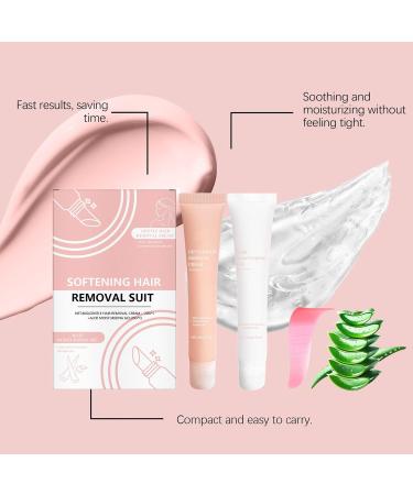 Women's Facial Hair Removal Cream - Gentle and Painless Moisturizing Hair Remover for Women - Eyebrows - Upper Lip - Beard - Neck - Home - Travel - Buy Online on GoSupps.com