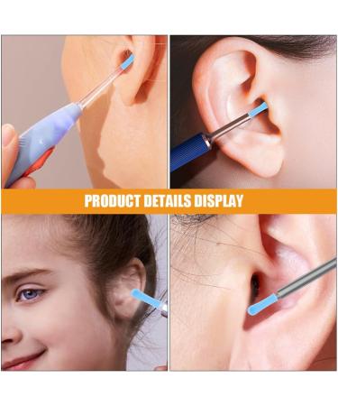 FRCOLOR 5pcs Silicone Ear Spoon Replacement Tips - Reusable Ear Wax Cleaner Tool (Sky Blue) - International Shipping Available - Buy Online on GoSupps.com