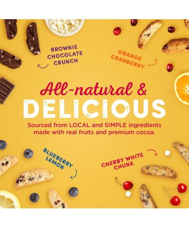 All Natural Cinnamon Chocolate Chip Biscotti Style Cookies - Peanut & Dairy Free, 5oz (Pack of 6) - Buy Online on GoSupps.com