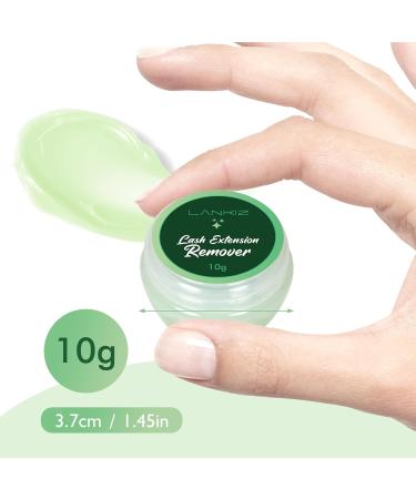 Lankiz Eyelash Extensions Remover 10g - Fast 2-3 Min Solution for Easy Lash Glue Removal - Cantaloupe Scented - Buy Online on GoSupps.com