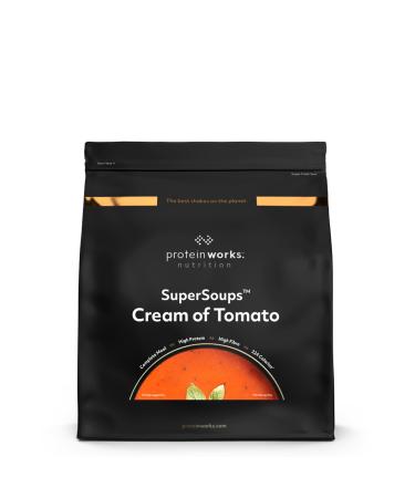 Protein Works - Super soups, tomato cream, instant soup, less than 230 calories, nutritious meal in less than 5 minutes, high