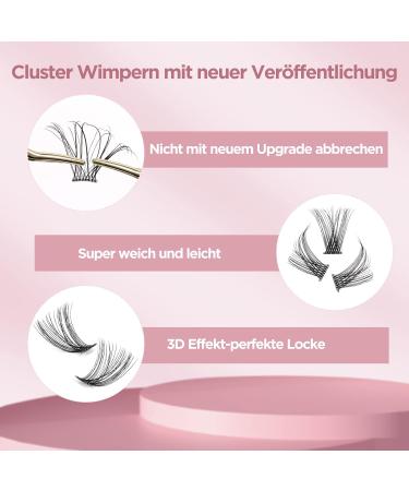 QUEWEL 72 PCS Eyelash Cluster Mix 8-16mm | Soft Individual False Eyelashes for DIY Extensions | Perfect for Personal Makeup Use - QUH-S014-MIX8-16MM - Buy Online on GoSupps.com