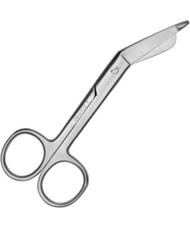 First Aid Bandage Scissors & Straight Clamp Set - Stainless Steel 11.5 cm & 13 cm - Essential Medical Tools for Home & Travel - Buy Online on GoSupps.com