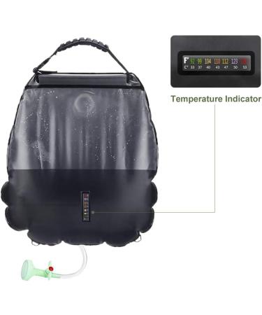 KIPIDA 5 Gallon Solar Shower Bag with Removable Hose - Perfect for Camping & Outdoor Activities - Buy Online on GoSupps.com