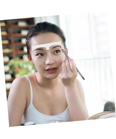 WOONEKY 2 Rolls Adhesive Brow Ruler Stickers Eyebrow Measuring Sticker Makeup Supplies White - Buy Online on GoSupps.com