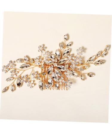 DOITOOL Flower Comb Side Hair Combs Hair Style Tools Hair Comb for Girls Evening Party Hair Comb Tiara Rhinestone Headpiece Rhinestones Hair Comb Bridal Hair Comb Proms Hair Comb - Buy Online on GoSupps.com