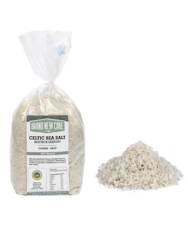 BrandNewCake Celtic Sea Salt Coarse 1kg - Natural & Slightly Moist - Ideal for Cooking & Health