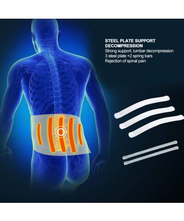 ZJchao Magnetic Lower Back Brace - Adjustable Lumbar Support Belt for Pain Relief & Muscle Prevention - Unisex Breathable Waist Support - Buy Online on GoSupps.com