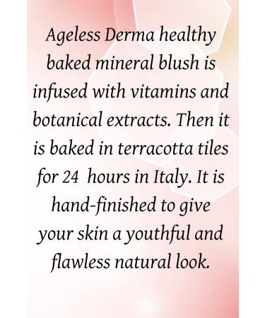 Ageless Derma Baked Mineral Blush - Apricot Swirl | Made in USA with Botanical Extracts - Buy Online on GoSupps.com
