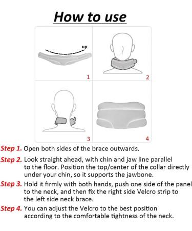 Neck Brace for Snoring & Pain Relief | Cervicorrect Soft Foam Cervical Collar by Healthy Lab Co - Comfortable Neck Support for Sleeping & Vertebrae Stability - Buy Online on GoSupps.com