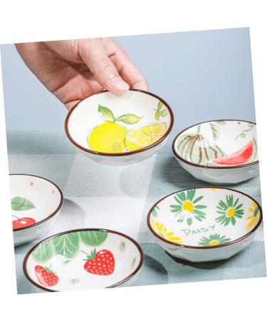 Milisten 3pcs Mini Dip Plates Small Compartment Plates Ice Cream Bowl Mustard Bowl Cereal Bowl Lotus Crystal Candle Holder Mini Serving Dish Kitchen Bowls Soup Ceramics Vintage Small Plate - Buy Online on GoSupps.com
