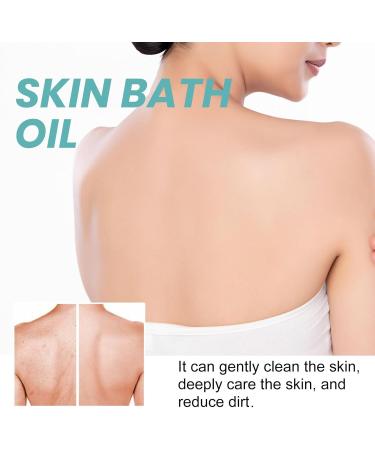 blmcoos Ultramoisturizing bath and shower oil for silky soft skin Skin Soft bath oil softens and cleanses the skin shimmering firming skin for uneven skin tone 3 - Buy Online on GoSupps.com