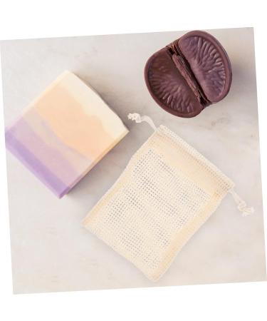 Beaupretty 15 Pcs Cotton Soap Storage Bags - Mesh Scrubber & Facial Cleaning Foam Pouch for Travel & Bath | Eco-Friendly Soap Saver Tools - Buy Online on GoSupps.com