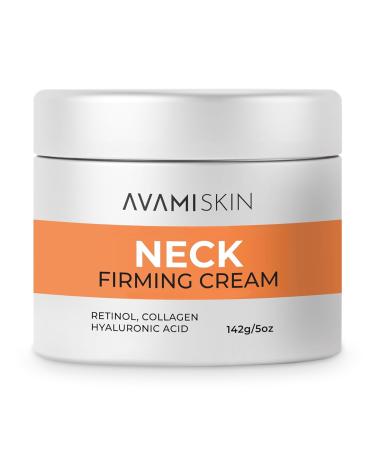 Skin Advanced Neck Firming Cream for Active Skin Repair - Neck Creams for Tightening and Firming with Retinol Collagen Hyaluronic Acid Moisturizer - 142g/5OZ
